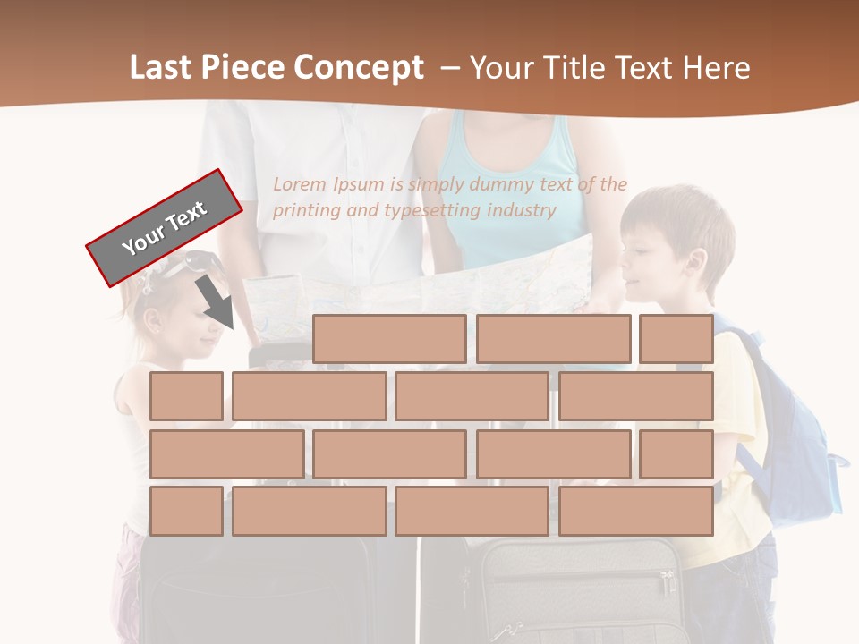 Bag Trip Suitcase PowerPoint Template