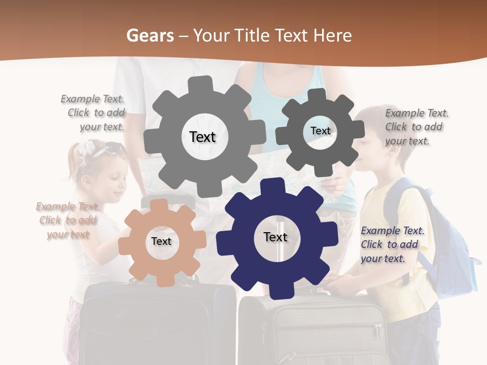 Bag Trip Suitcase PowerPoint Template