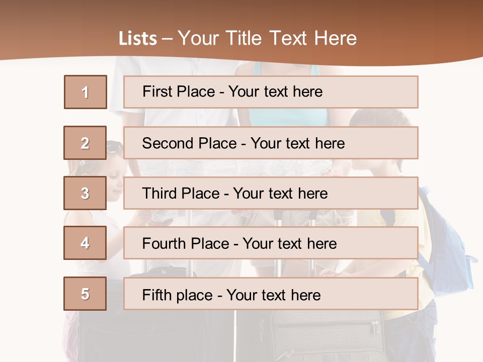Bag Trip Suitcase PowerPoint Template