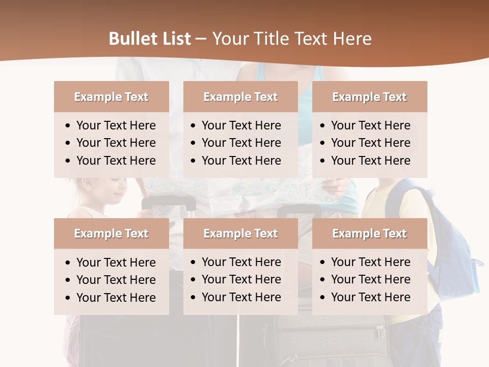 Bag Trip Suitcase PowerPoint Template