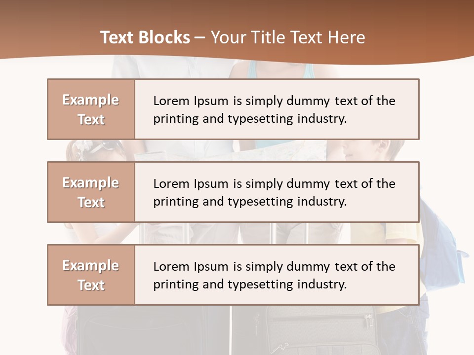 Bag Trip Suitcase PowerPoint Template
