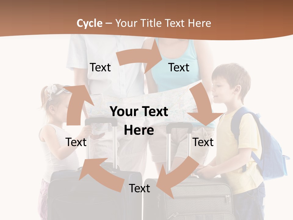 Bag Trip Suitcase PowerPoint Template