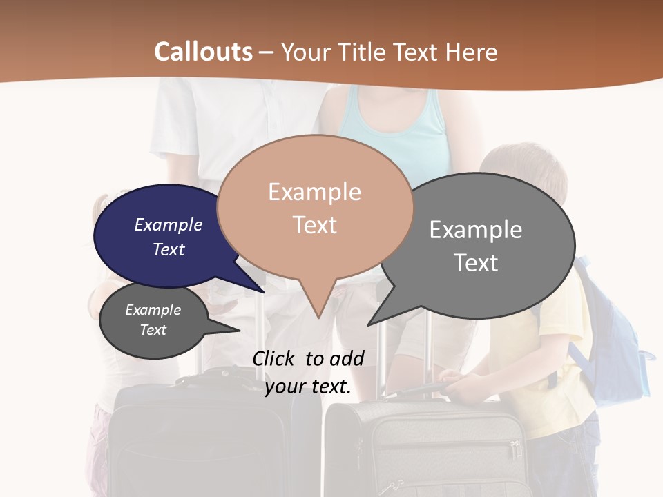 Bag Trip Suitcase PowerPoint Template