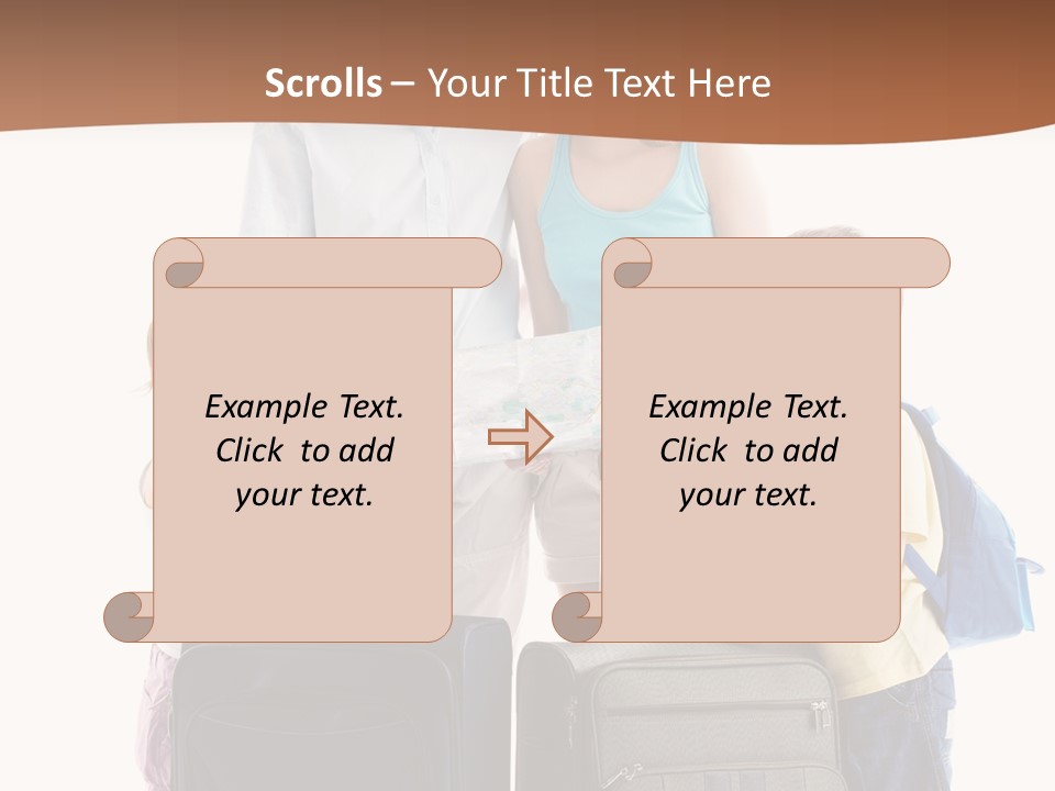 Bag Trip Suitcase PowerPoint Template