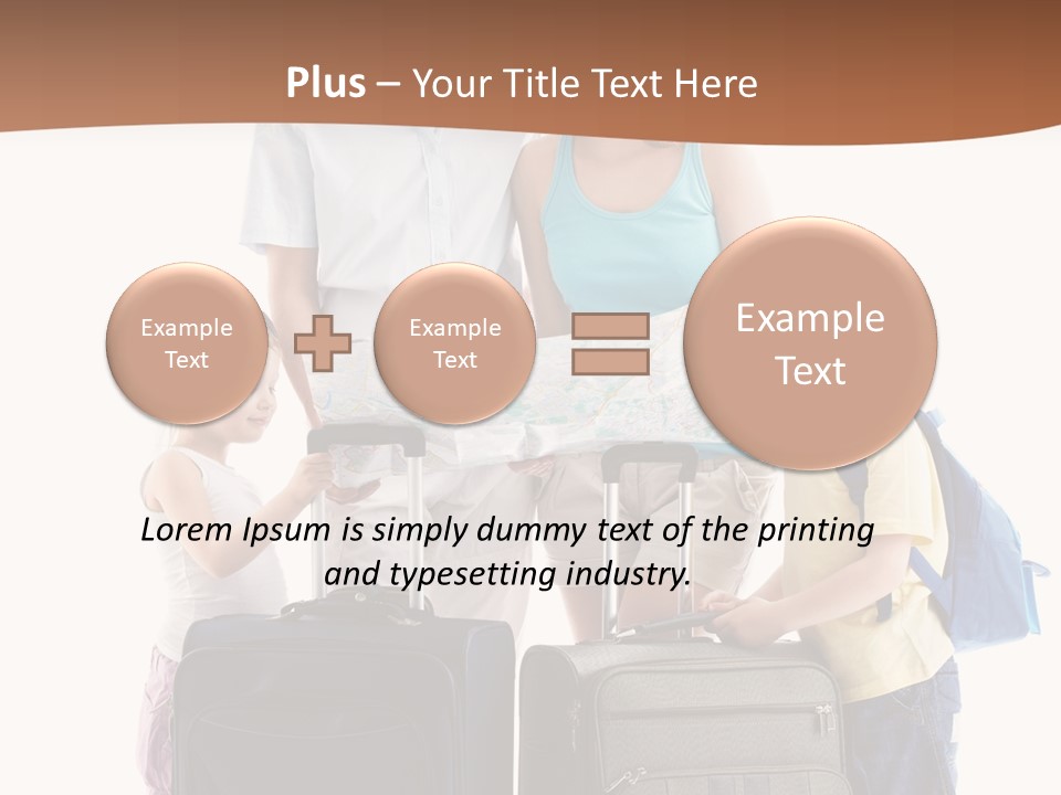 Bag Trip Suitcase PowerPoint Template