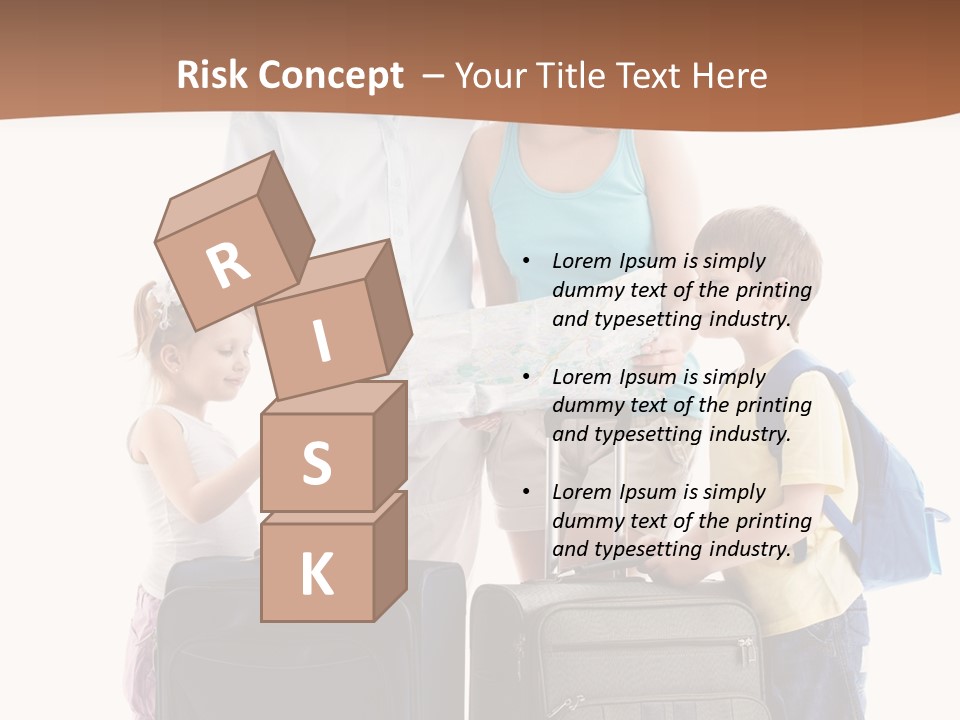 Bag Trip Suitcase PowerPoint Template