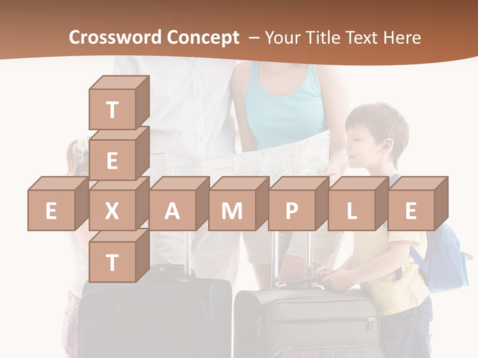 Bag Trip Suitcase PowerPoint Template