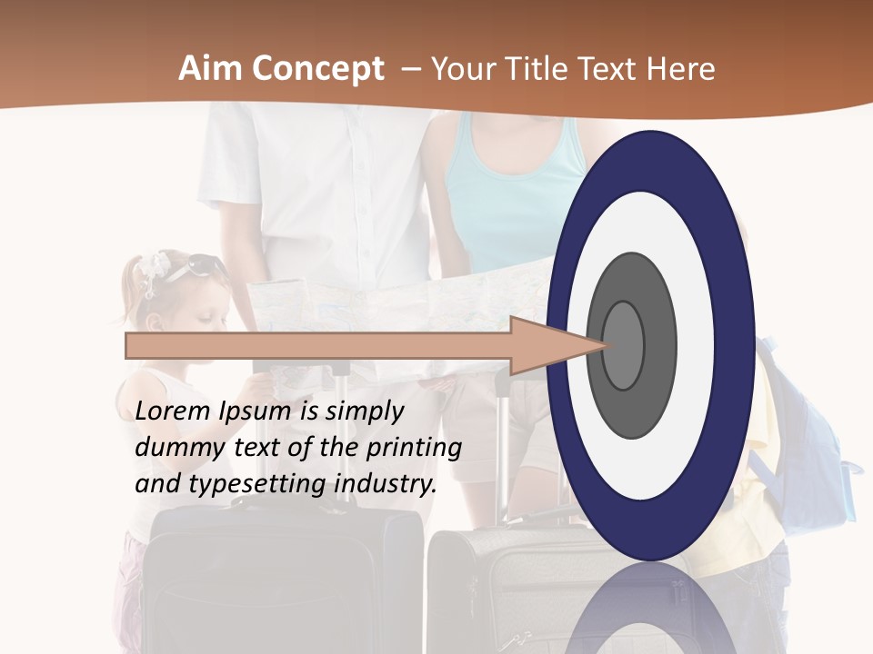 Bag Trip Suitcase PowerPoint Template