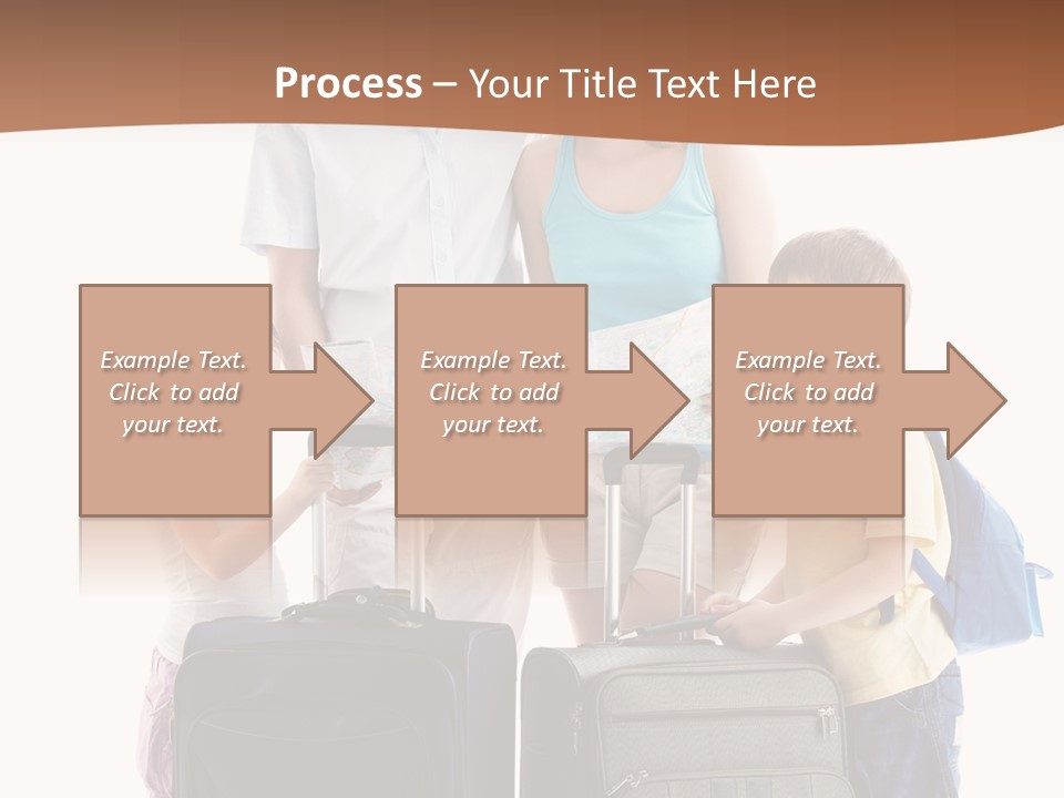 Bag Trip Suitcase PowerPoint Template