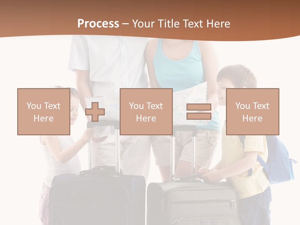 Bag Trip Suitcase PowerPoint Template