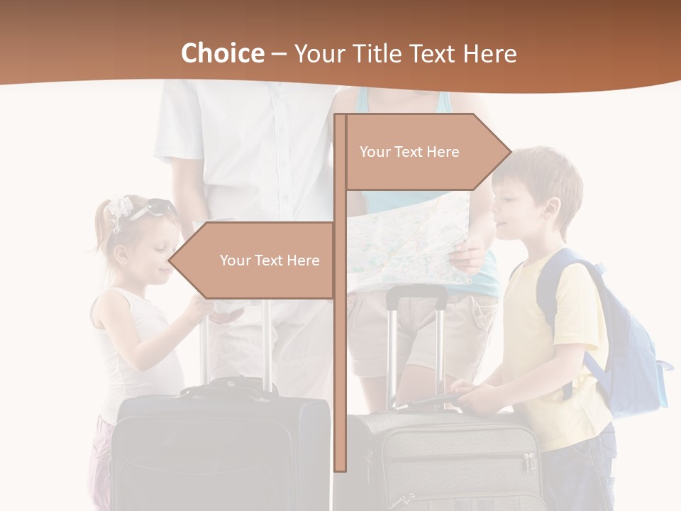 Bag Trip Suitcase PowerPoint Template