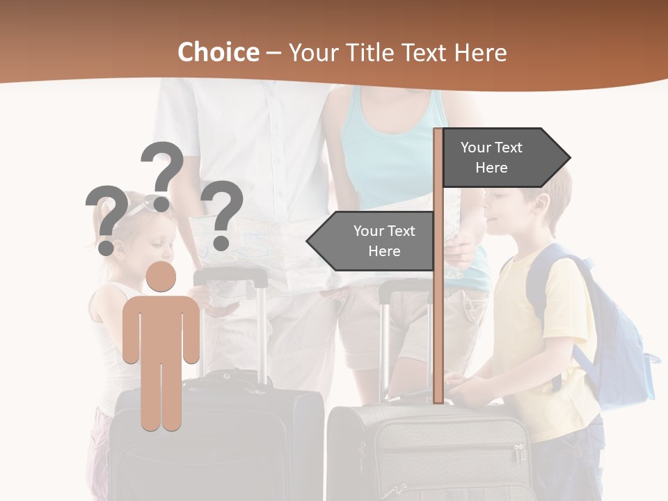 Bag Trip Suitcase PowerPoint Template