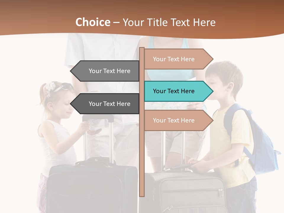 Bag Trip Suitcase PowerPoint Template