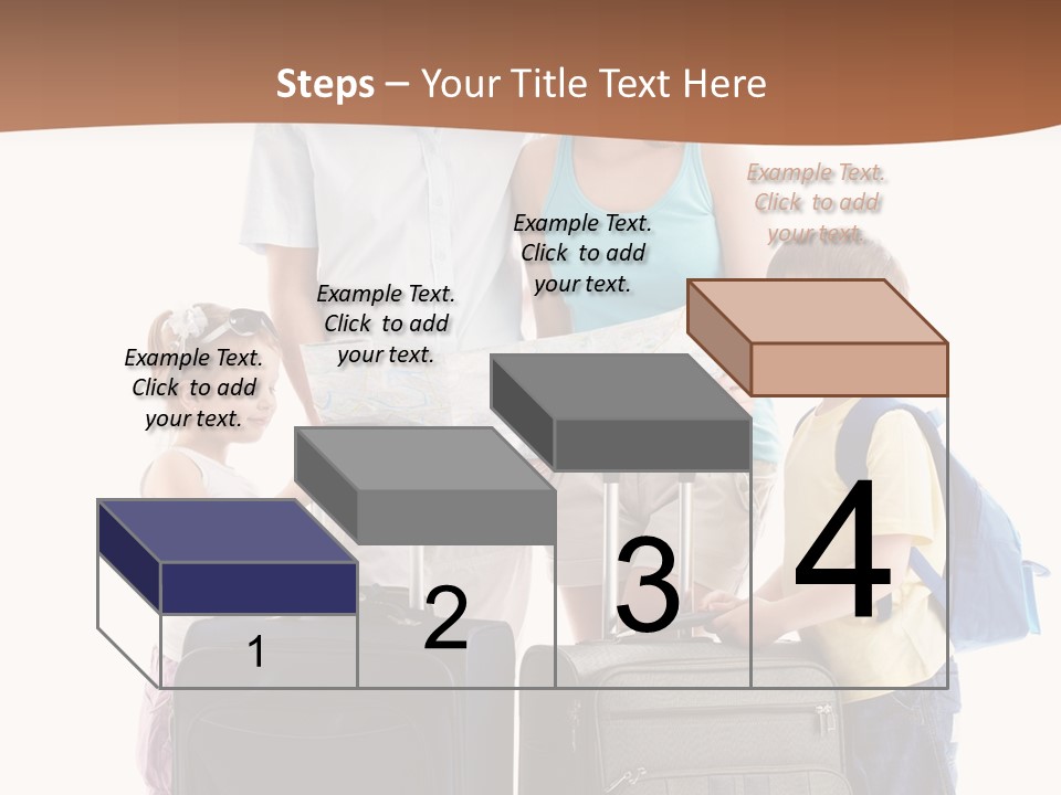 Bag Trip Suitcase PowerPoint Template