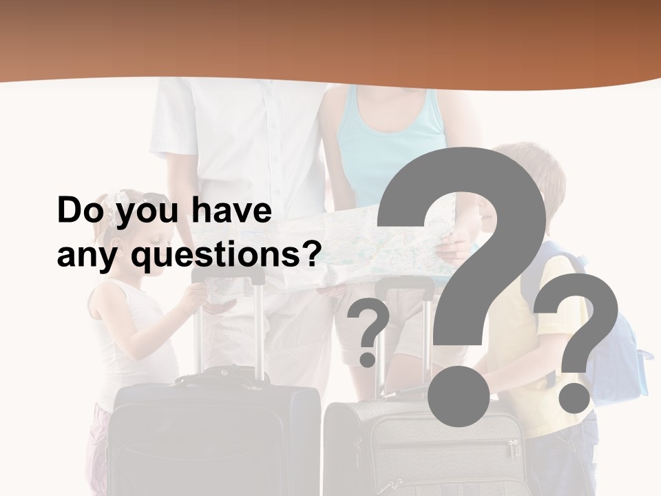 Bag Trip Suitcase PowerPoint Template