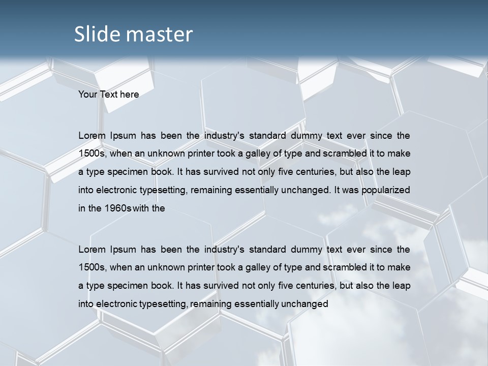 Step Reflection Unique PowerPoint Template