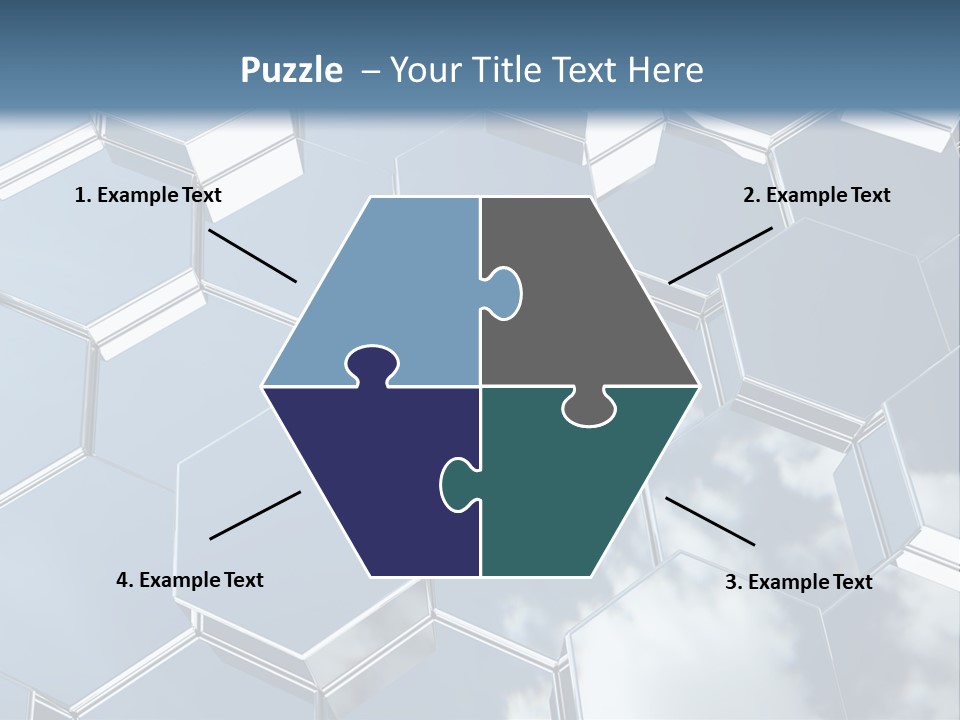 Step Reflection Unique PowerPoint Template