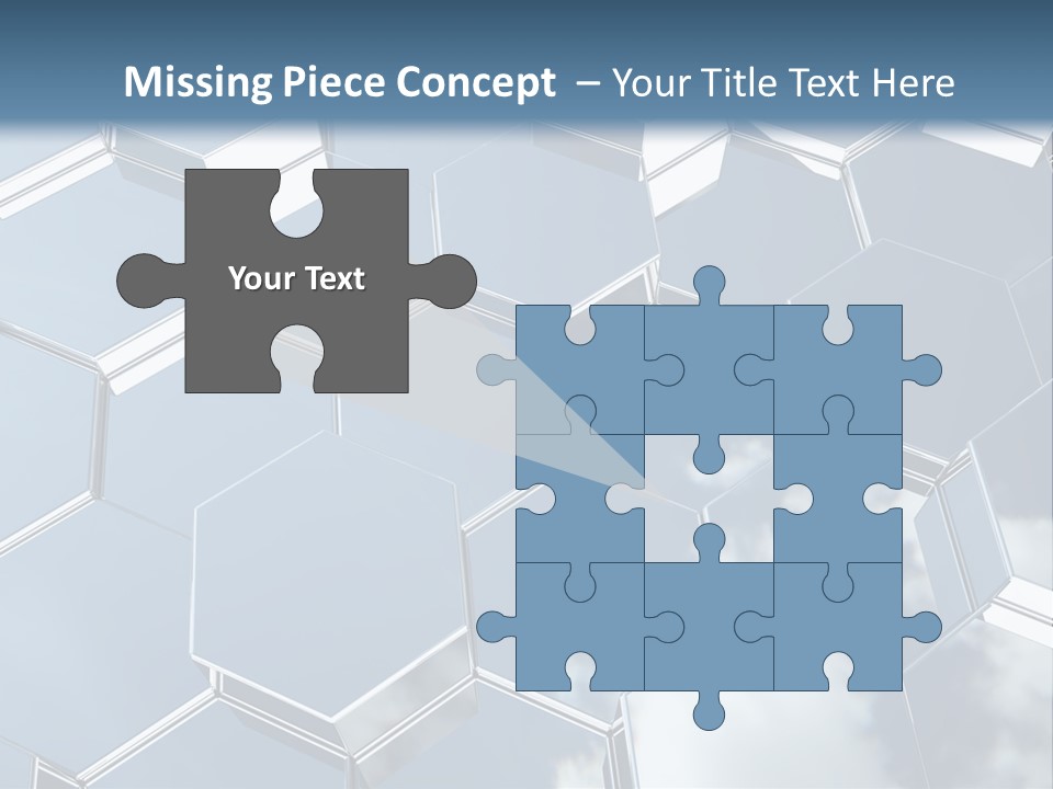 Step Reflection Unique PowerPoint Template