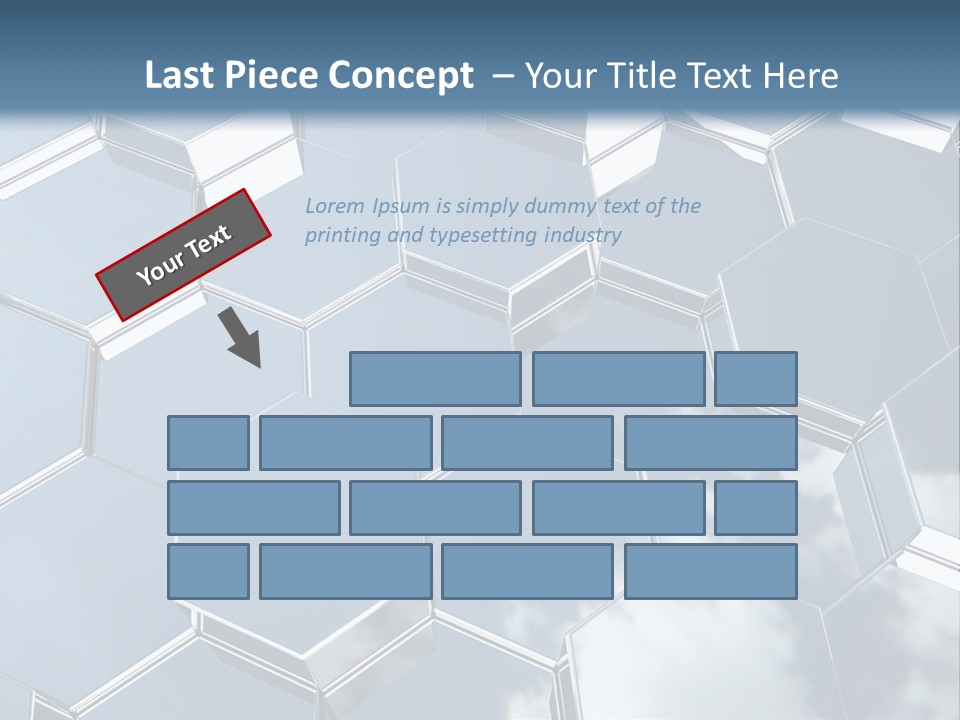 Step Reflection Unique PowerPoint Template