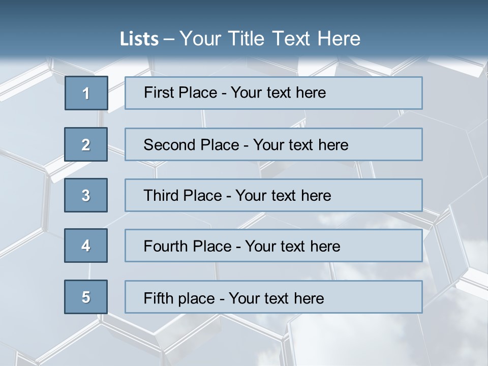 Step Reflection Unique PowerPoint Template