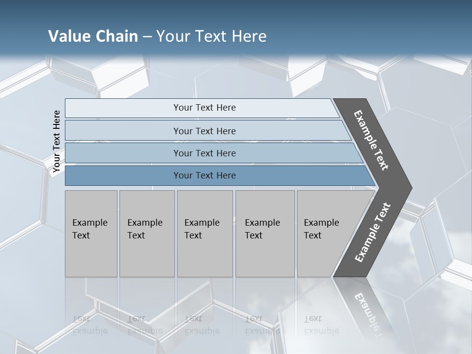 Step Reflection Unique PowerPoint Template
