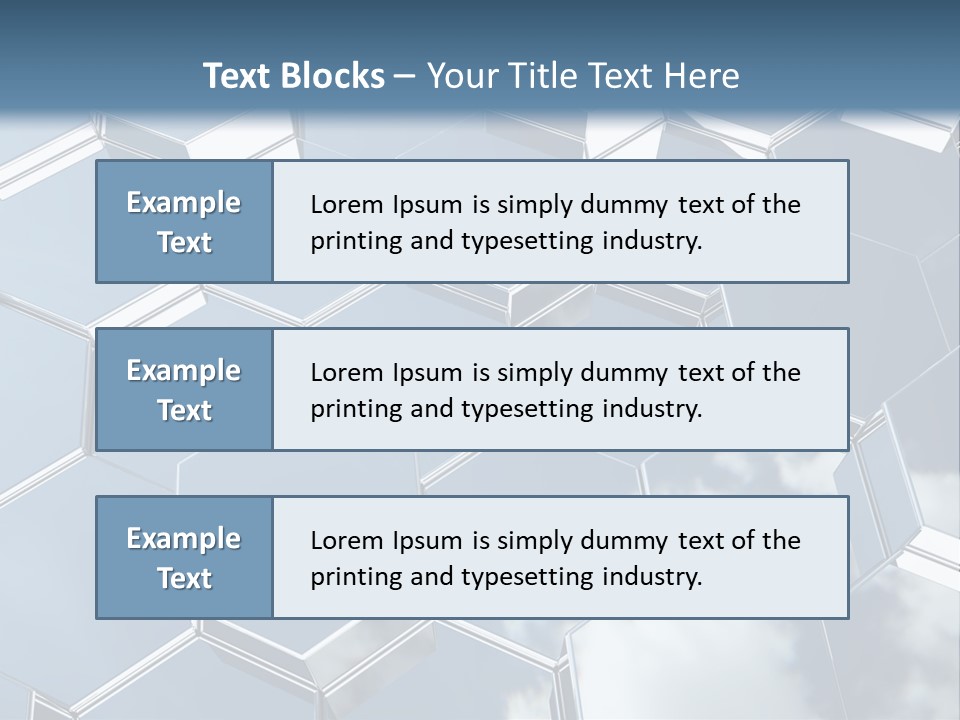 Step Reflection Unique PowerPoint Template