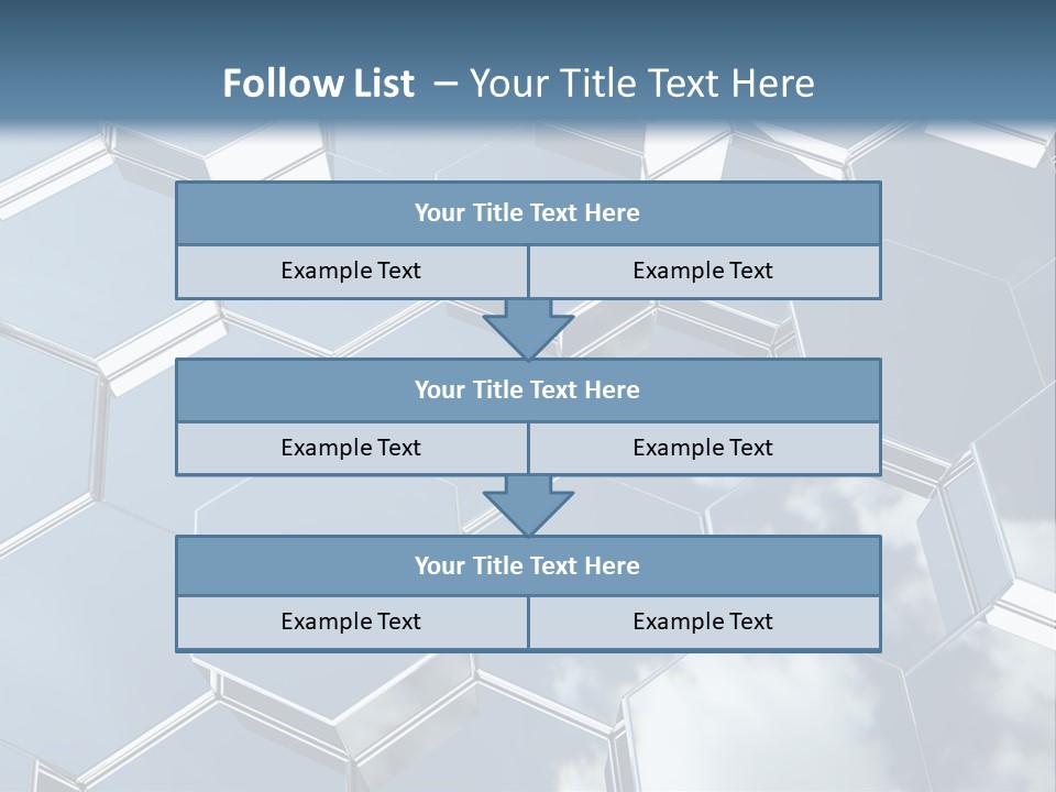 Step Reflection Unique PowerPoint Template