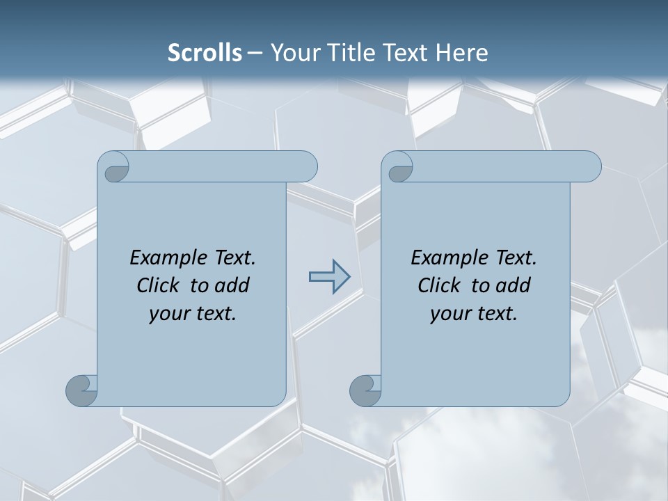 Step Reflection Unique PowerPoint Template
