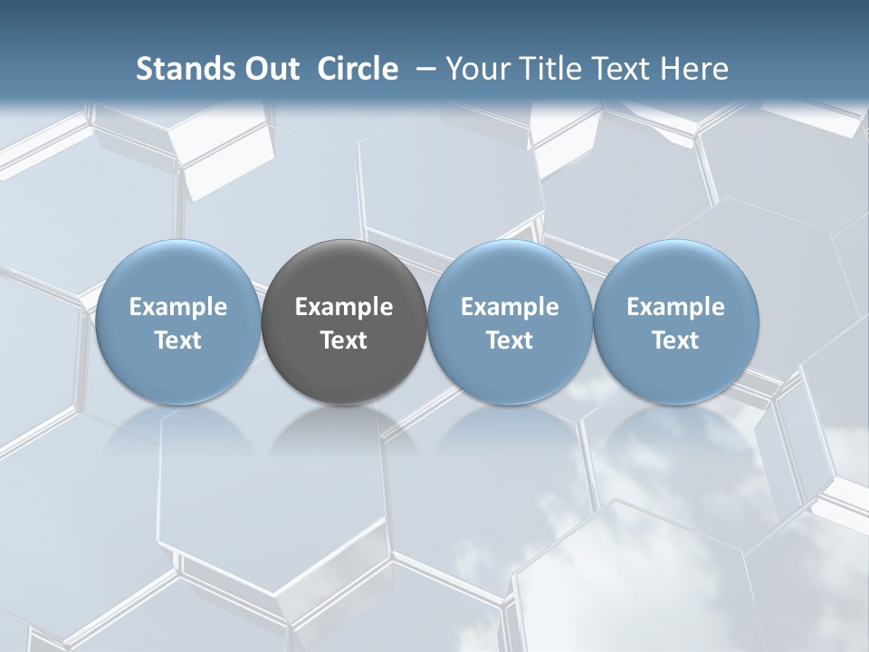 Step Reflection Unique PowerPoint Template