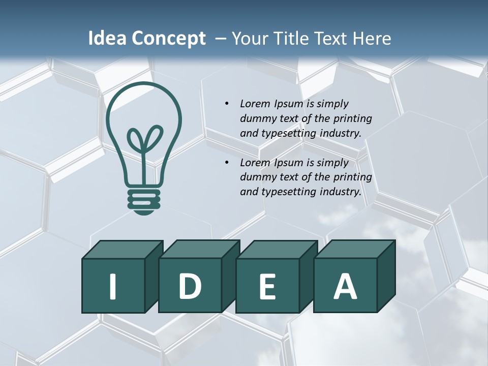 Step Reflection Unique PowerPoint Template