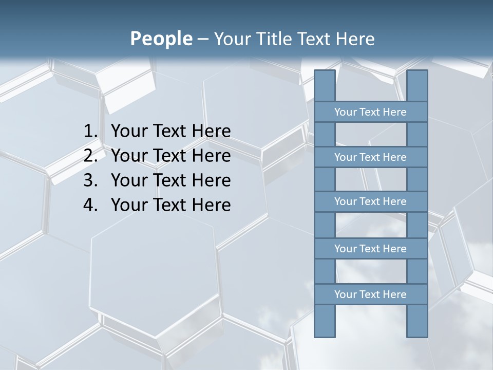 Step Reflection Unique PowerPoint Template
