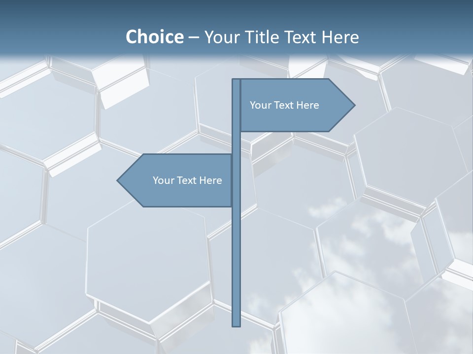 Step Reflection Unique PowerPoint Template