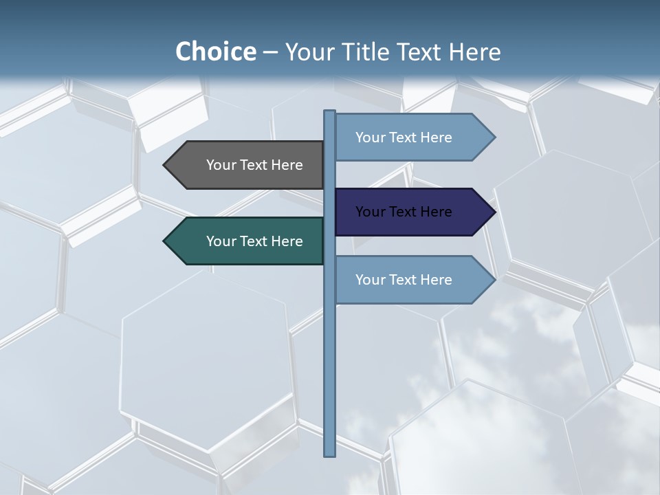 Step Reflection Unique PowerPoint Template