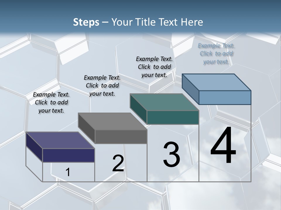 Step Reflection Unique PowerPoint Template