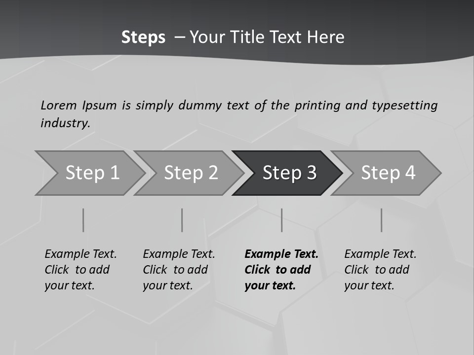 Reflection Congestion Copy Space PowerPoint Template