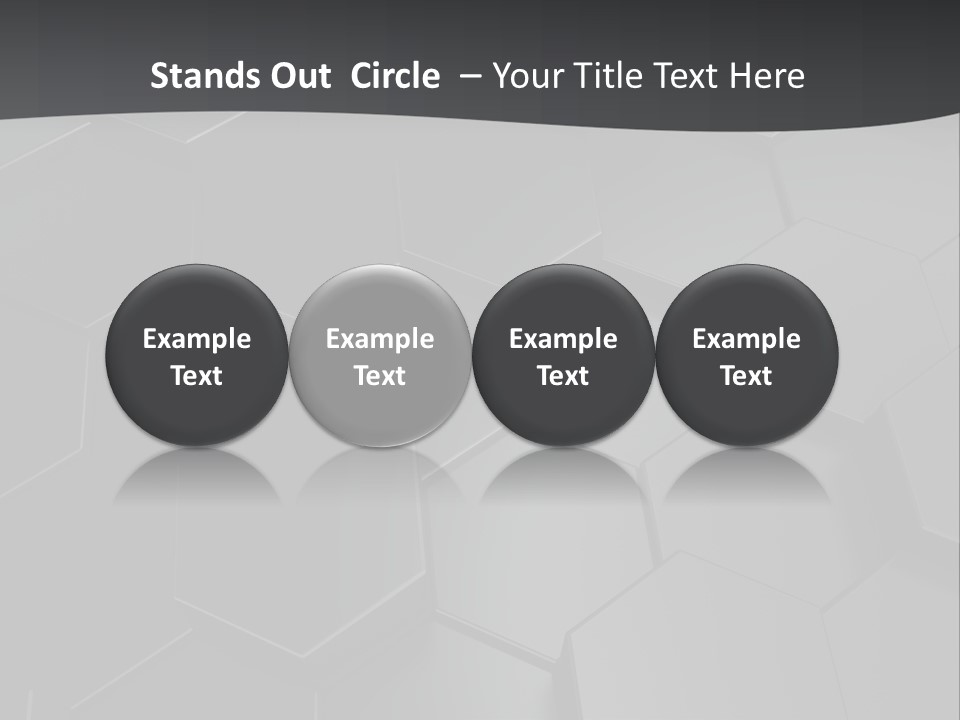 Reflection Congestion Copy Space PowerPoint Template