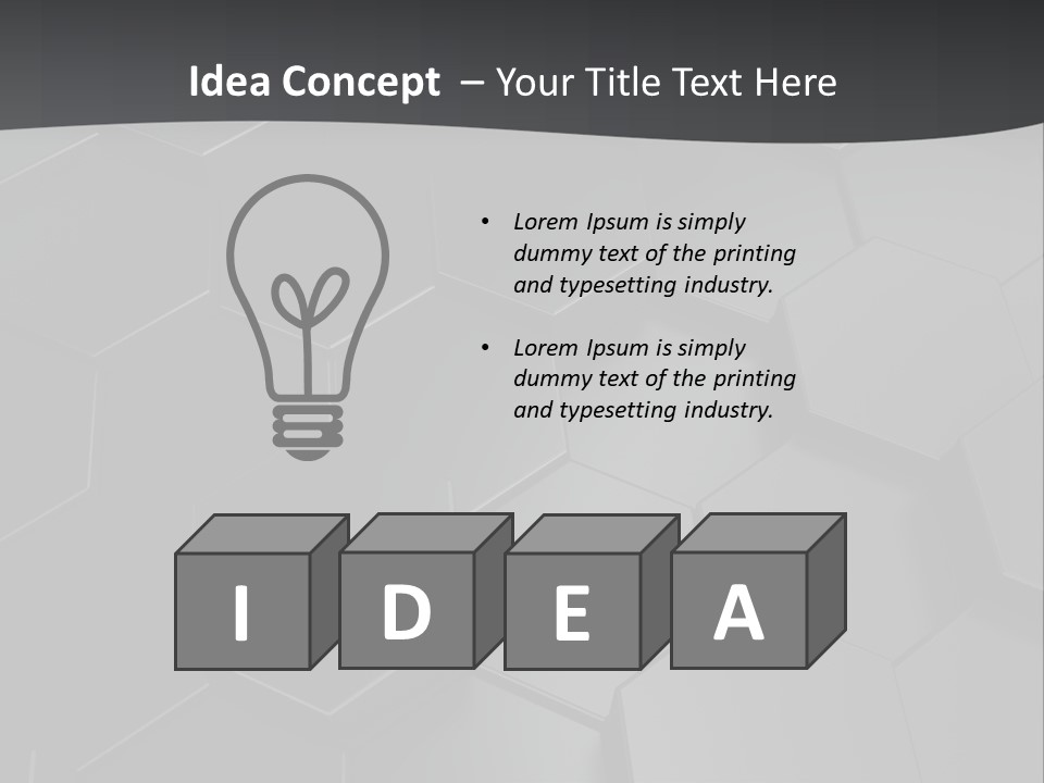 Reflection Congestion Copy Space PowerPoint Template