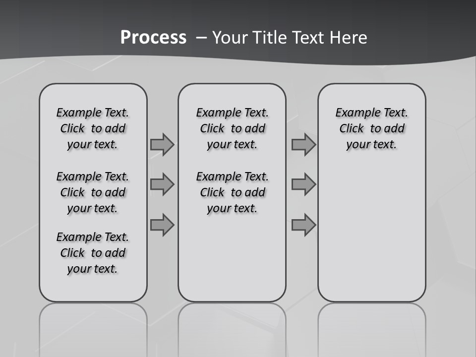 Reflection Congestion Copy Space PowerPoint Template
