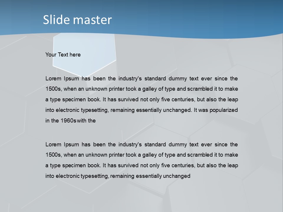 Black Aluminium Textured PowerPoint Template