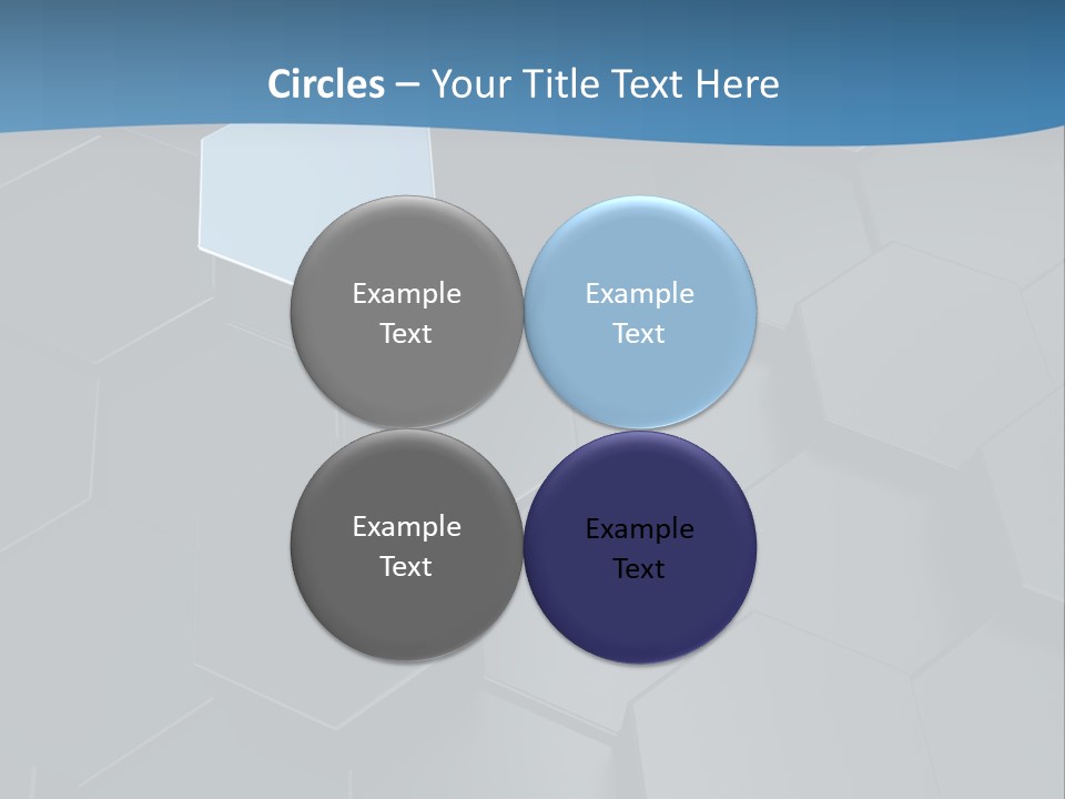 Black Aluminium Textured PowerPoint Template