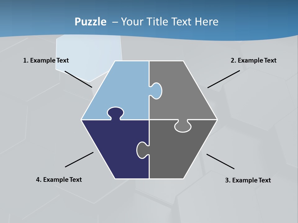 Black Aluminium Textured PowerPoint Template