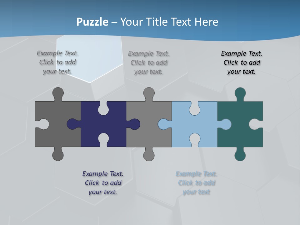 Black Aluminium Textured PowerPoint Template