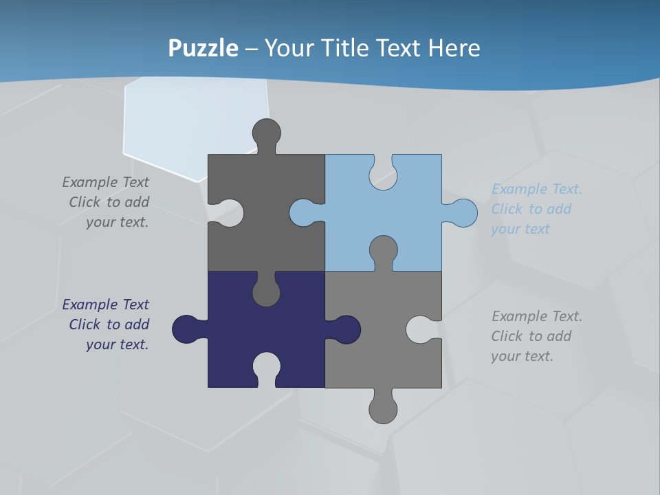 Black Aluminium Textured PowerPoint Template