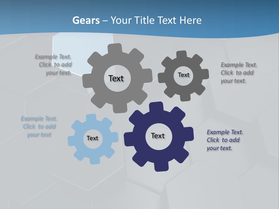 Black Aluminium Textured PowerPoint Template