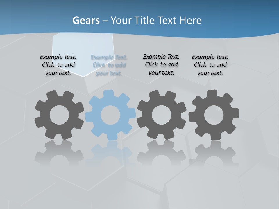 Black Aluminium Textured PowerPoint Template