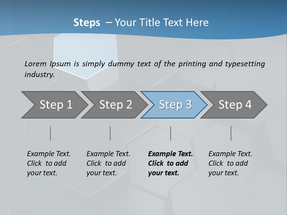 Black Aluminium Textured PowerPoint Template
