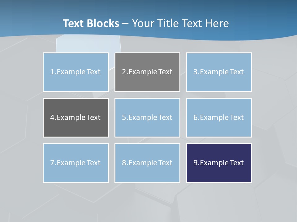 Black Aluminium Textured PowerPoint Template