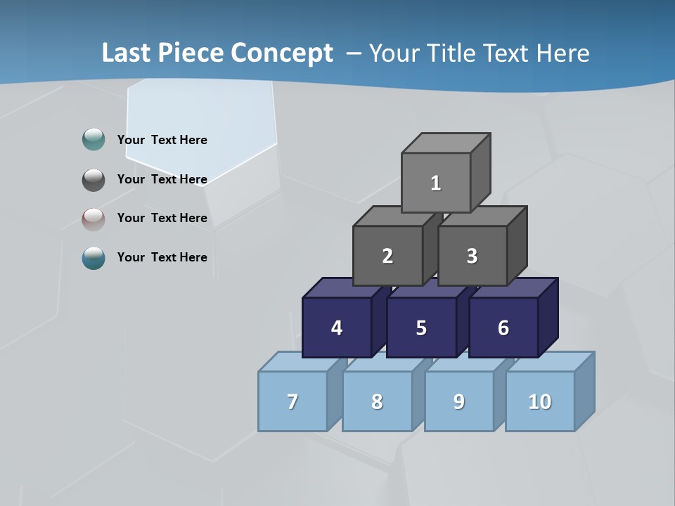 Black Aluminium Textured PowerPoint Template