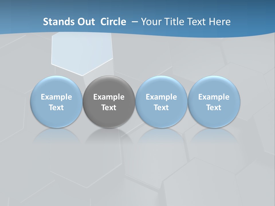 Black Aluminium Textured PowerPoint Template