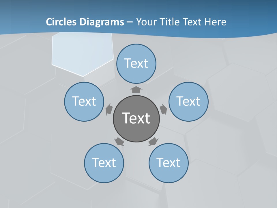 Black Aluminium Textured PowerPoint Template